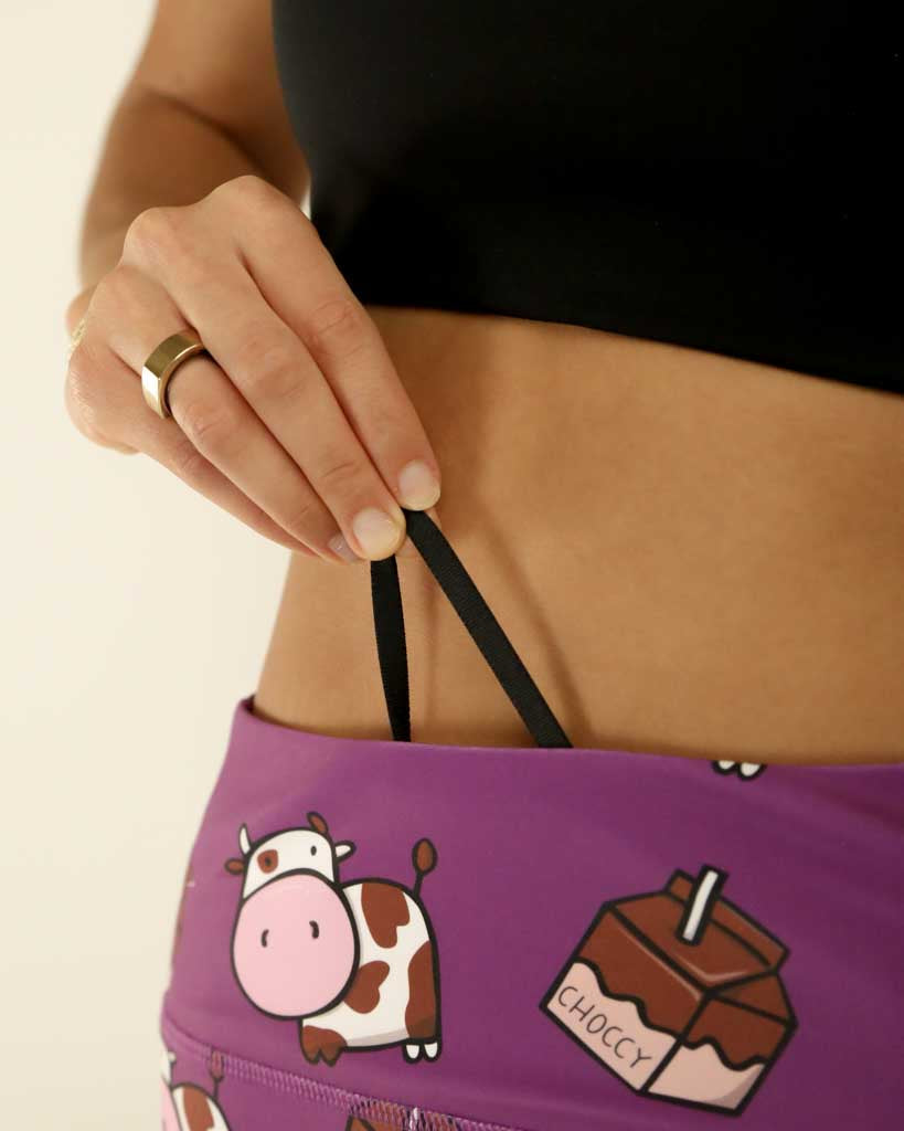 Women's Choccy Cows 7" PWR Compression Shorts