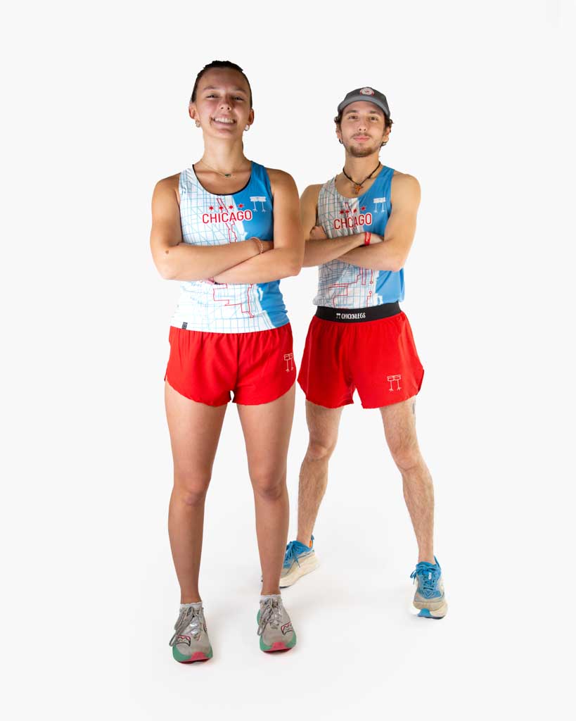 Women's Chicago Marathon Course Singlet
