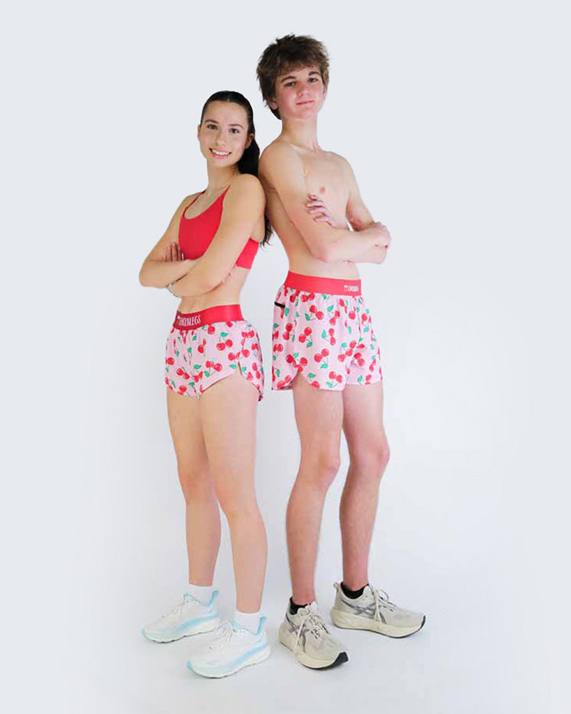 Women's Cherries 1.5" Split Shorts