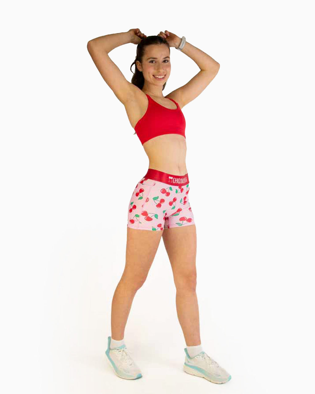 Women's Cherries 3" Compression Shorts