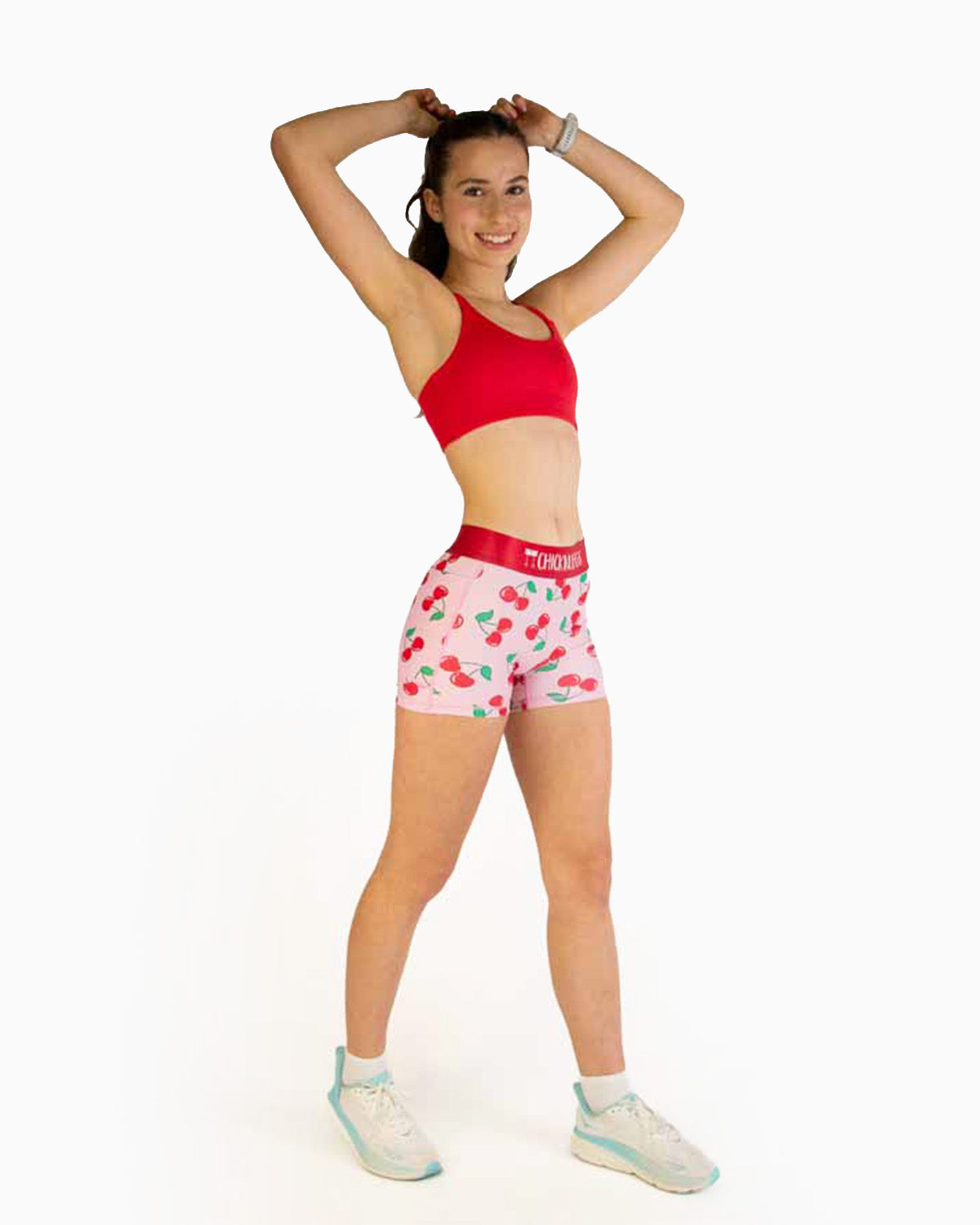 Women's Cherries 3" Compression Shorts