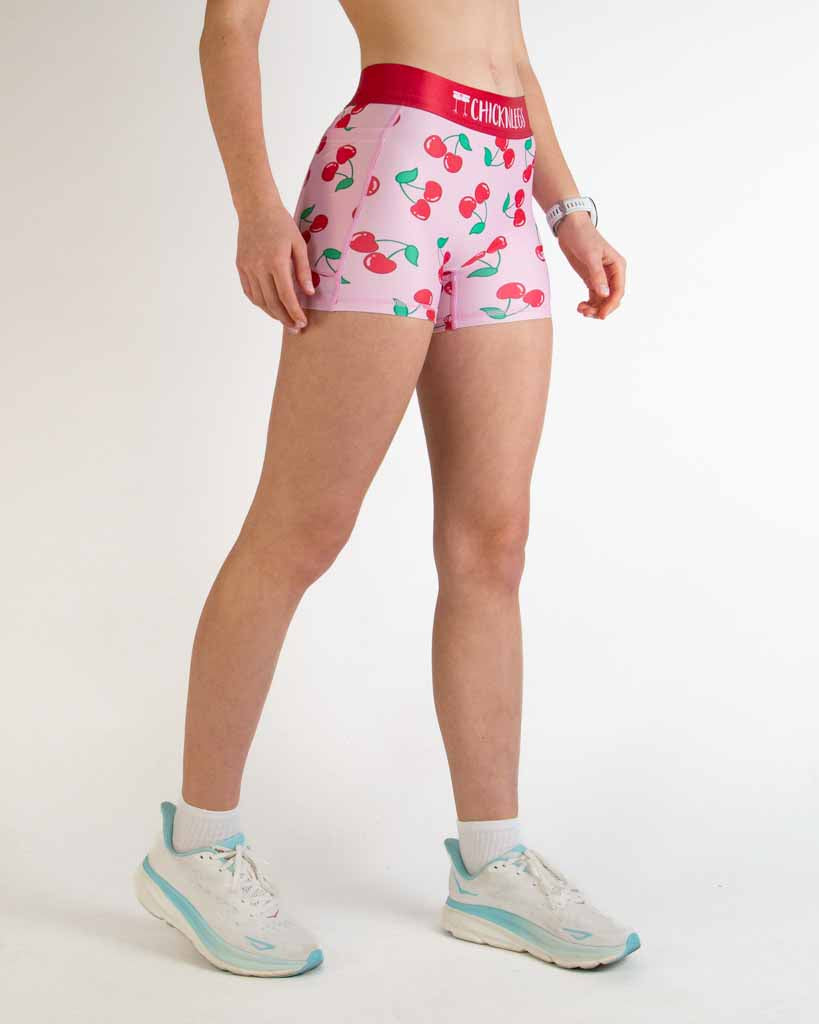 Women's Cherries 3" Compression Shorts