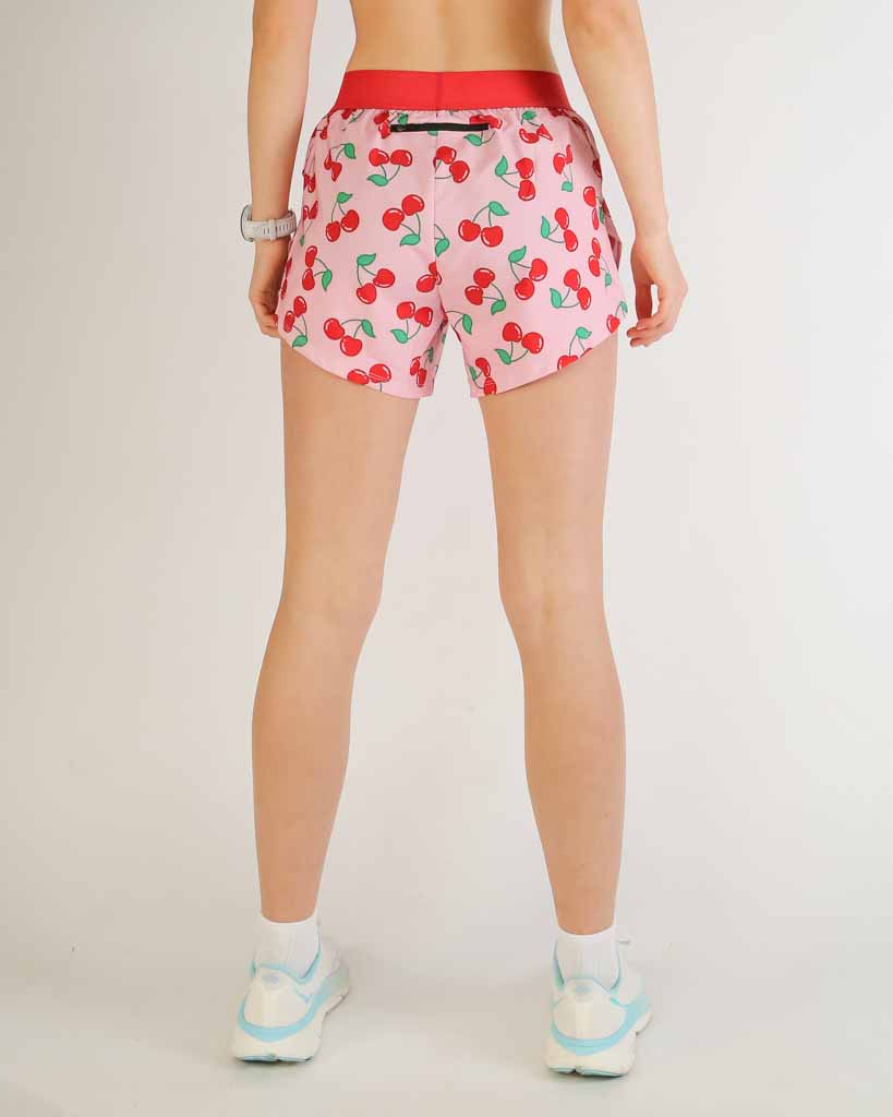 Women's Cherries 4" Split Shorts