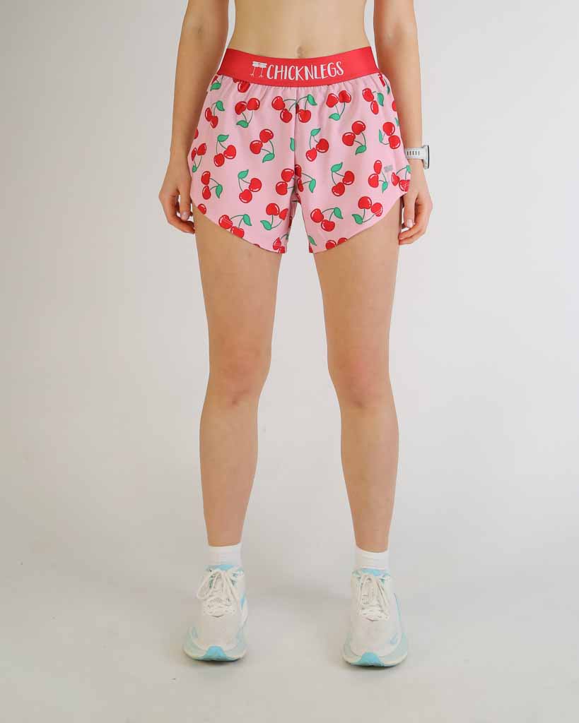 Women's Cherries 4" Split Shorts