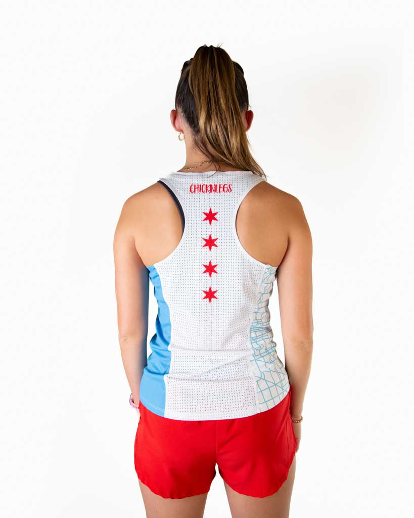 Women's Chicago Marathon Course Singlet