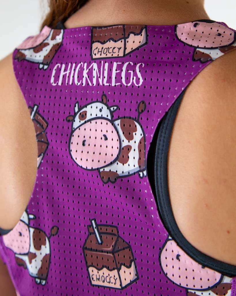Women's Choccy Cows Performance Singlet