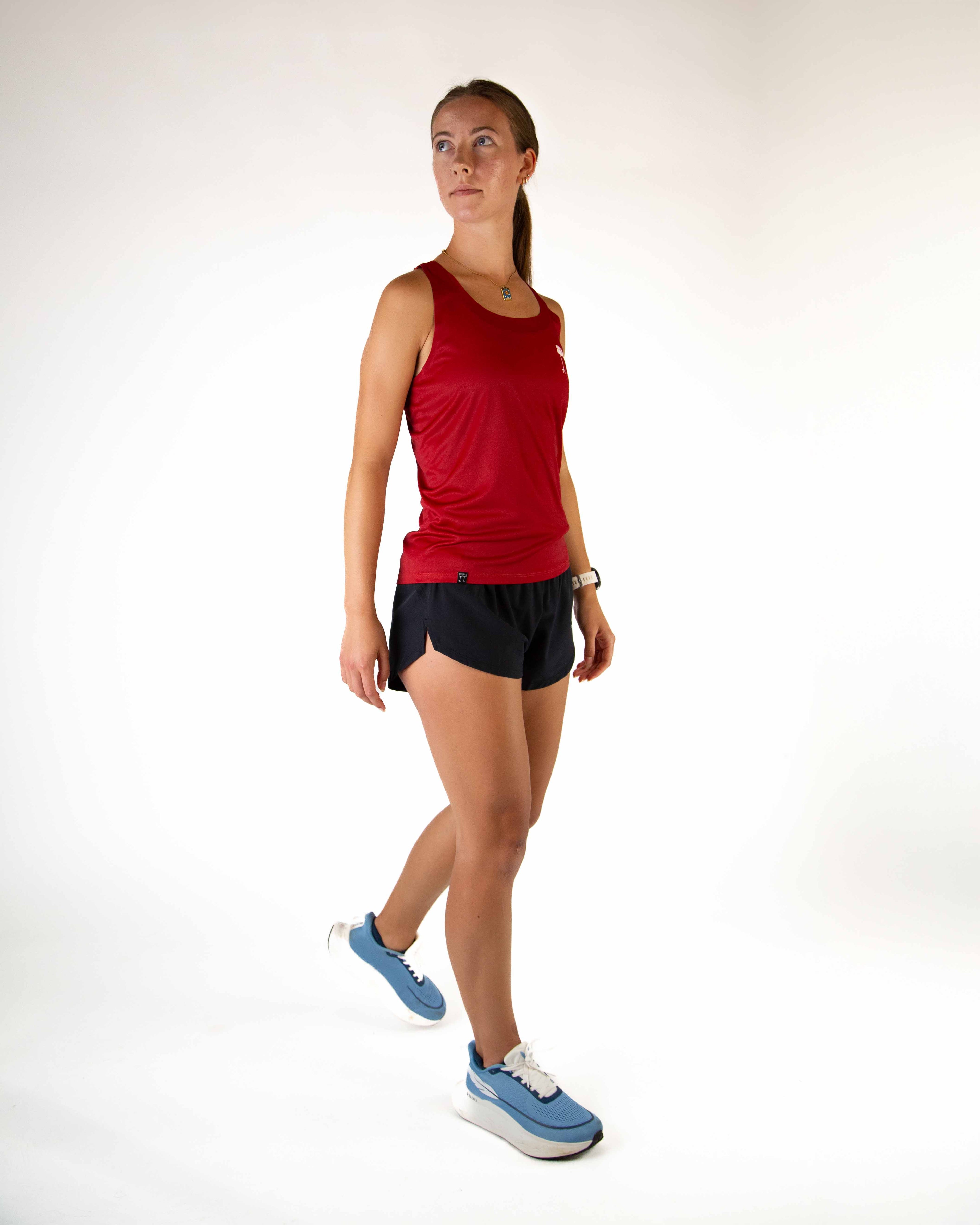 Women's Cardinal Red Performance Singlet