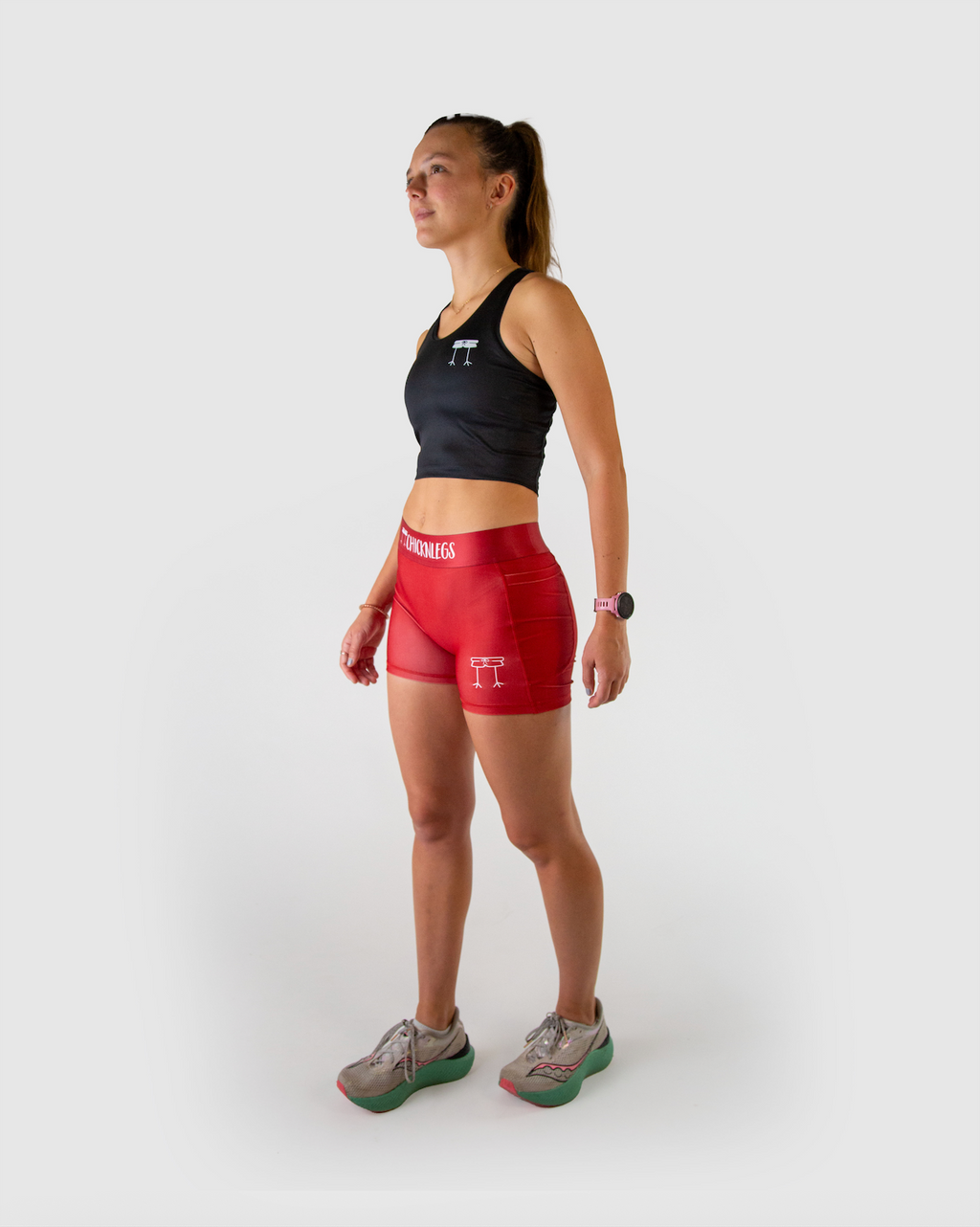 Women's Cardinal Red 3" Compression Shorts