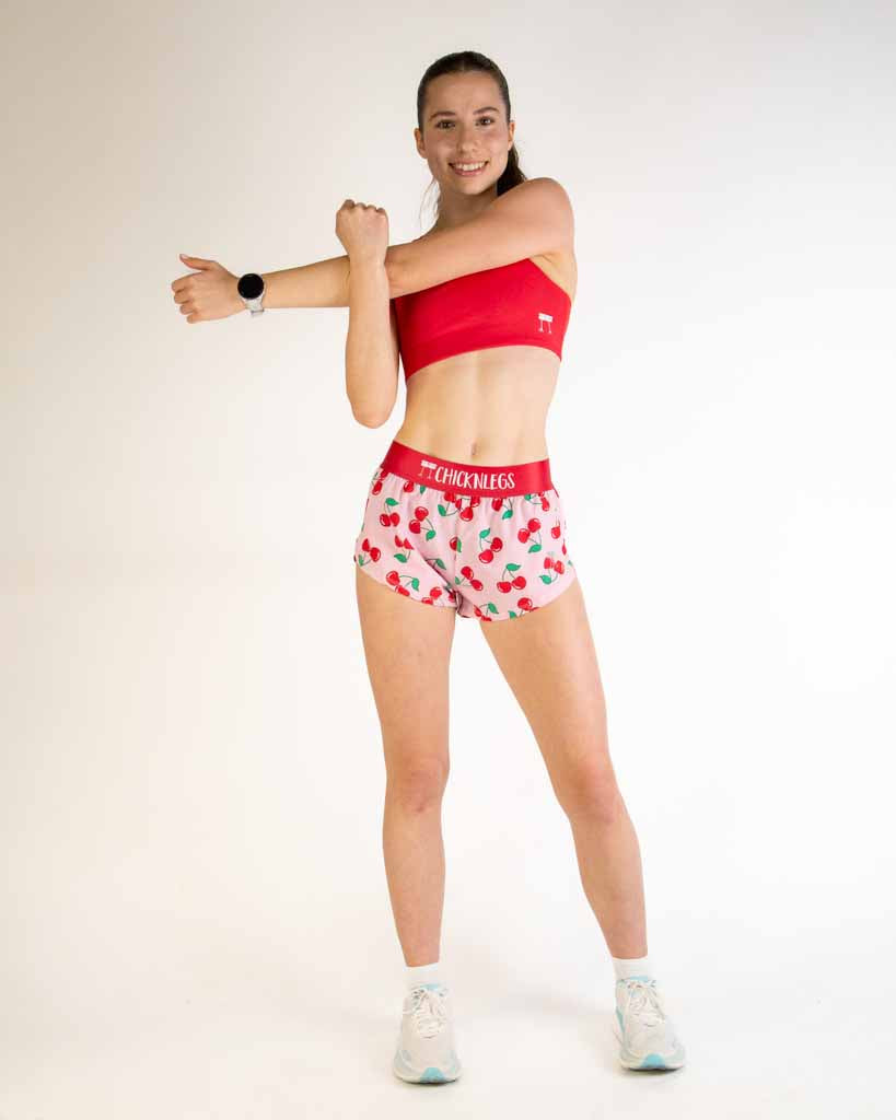 Women's Cherries 1.5" Split Shorts