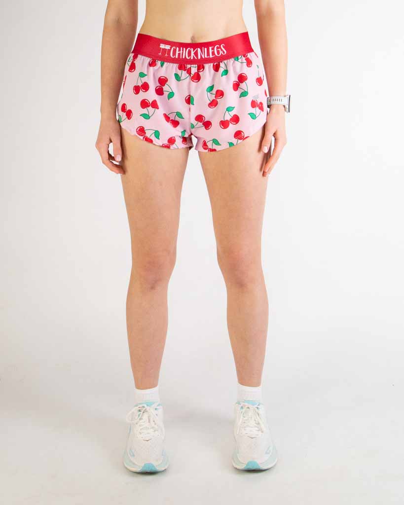 Women's Cherries 1.5" Split Shorts