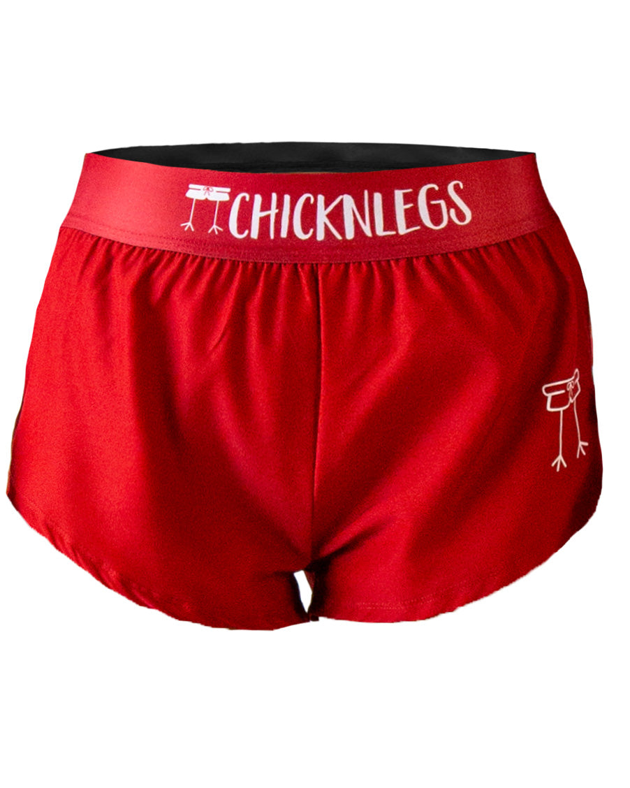 Women's Cardinal Red 1.5" Split Shorts