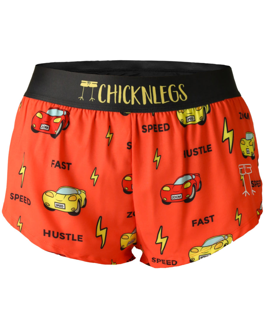 Women's Cars 1.5" Split Shorts