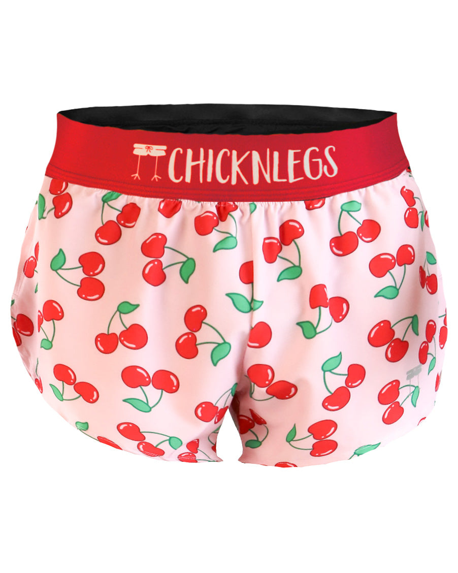 Women's Cherries 1.5" Split Shorts
